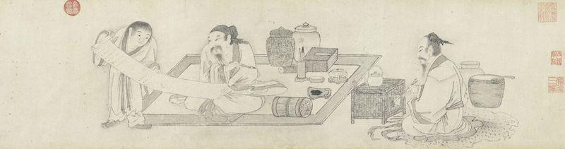 重拾“圍爐煮茶”文化，一起看看故宮藏畫(huà)里的“圍爐煮茶”[精制鋼圍爐茶桌](圖11)